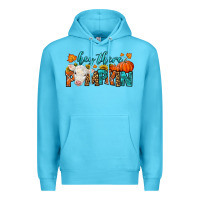 Ocean Blue Western Hey There Pumpkin Premium Hoodie - LillyAllenDesigns