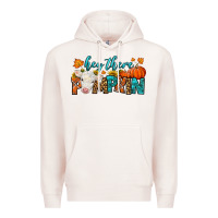 Pale Pink Western Hey There Pumpkin Premium Hoodie - LillyAllenDesigns