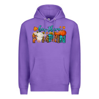 Purple Western Hey There Pumpkin Premium Hoodie - LillyAllenDesigns