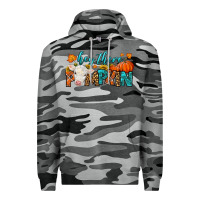 Slate Camo Western Hey There Pumpkin Premium Hoodie - LillyAllenDesigns