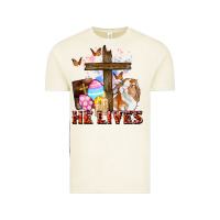 Vintage Arctic He lives Easter Day Vintage Tee - CowGirlArtShop