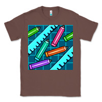 Chestnut school pencil seamless pattern Classic Tee - BundleAndBundleShop