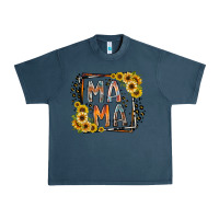 Midnight Navy mama western Urban Heavy Tee - RacoonDesign