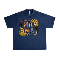 Navy mama western Urban Heavy Tee - RacoonDesign