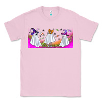 Bubblegum Pink cutes ghosts libbey glass Classic Tee - BundleAndBundleShop
