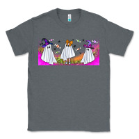Charcoal Heather cutes ghosts libbey glass Classic Tee - BundleAndBundleShop