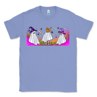 Colony Blue cutes ghosts libbey glass Classic Tee - BundleAndBundleShop