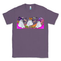 Lavender cutes ghosts libbey glass Classic Tee - BundleAndBundleShop