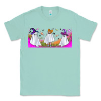 Seafoam cutes ghosts libbey glass Classic Tee - BundleAndBundleShop