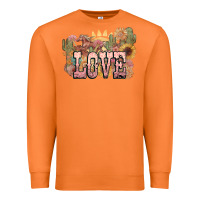 Carrot love horse western floral Premium Sweatshirt - NancyCooperArtShop