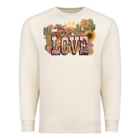 Sandshell love horse western floral Premium Sweatshirt - NancyCooperArtShop
