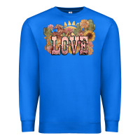 True Royal love horse western floral Premium Sweatshirt - NancyCooperArtShop