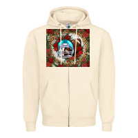 American Football Helmet And Leopard Zipper Hoodie | Teevron