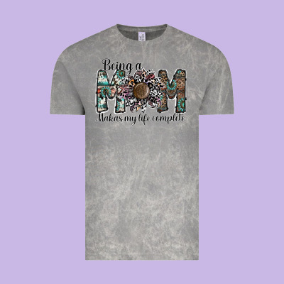 Being A Mom Makas My Life Complete Vintage Tee Designed By Sublimationcraftshop