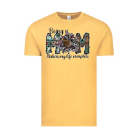 Vintage Mustard being a mom makas my life complete Vintage Tee - SublimationCraftShop