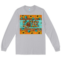 Moon Dust Sunflower Leopard Thanksgiving Love Long Sleeve Tee - Artiststas