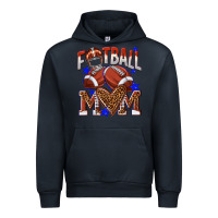 Navy American Football Mom Urban Hoodie - NancyCooperArtShop