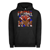 Pigment Black American Football Mom Urban Hoodie - NancyCooperArtShop
