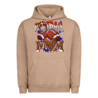 Pigment Burro American Football Mom Urban Hoodie - NancyCooperArtShop
