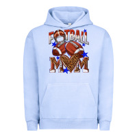 Pigment Grape Ice American Football Mom Urban Hoodie - NancyCooperArtShop