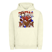 Pigment Pistachio American Football Mom Urban Hoodie - NancyCooperArtShop