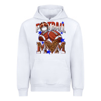 White American Football Mom Urban Hoodie - NancyCooperArtShop