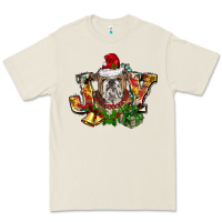 Bone Christmas joy english bulldog Premium Tee - BarkalooDesign
