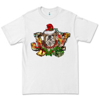 White Christmas joy english bulldog Premium Tee - BarkalooDesign
