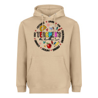 Mushroom teachers aide Heavyweight Hoodie - MaliasSmallBusiness