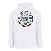 White teachers aide Heavyweight Hoodie - MaliasSmallBusiness