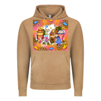 Vintage Camel cartoon characters coffee cups Vintage Hoodie - Zillion Design Studio