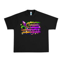 Black mardi gras flag Urban Heavy Tee - RacoonDesign