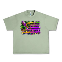 Oil Green mardi gras flag Urban Heavy Tee - RacoonDesign
