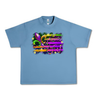 Pebble Blue mardi gras flag Urban Heavy Tee - RacoonDesign