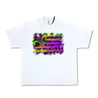 White mardi gras flag Urban Heavy Tee - RacoonDesign