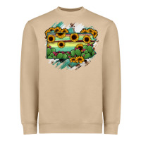 Mushroom Pennsylvania State Map Heavyweight Sweatshirt - RanaPortraitStore