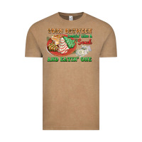 Vintage Coffee torn between lookin like a snack and eatin one Vintage Tee - FaDigitalArtStudio