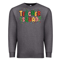 Charcoal Heather teacher squad Premium Sweatshirt - MaliasSmallBusiness