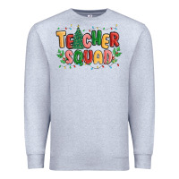Heather Grey teacher squad Premium Sweatshirt - MaliasSmallBusiness