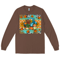 Chestnut Thanksgiving Truck With Turkey Long Sleeve Tee - Artiststas