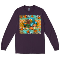 Plum Thanksgiving Truck With Turkey Long Sleeve Tee - Artiststas