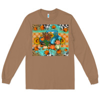 Toasted Coconut Thanksgiving Truck With Turkey Long Sleeve Tee - Artiststas