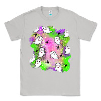 Moon Dust ghost halloween patch Classic Tee - BundleAndBundleShop