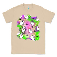 Mushroom ghost halloween patch Classic Tee - BundleAndBundleShop