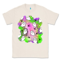Natural ghost halloween patch Classic Tee - BundleAndBundleShop