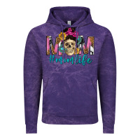 Cloud Purple mom life with skull Vintage Hoodie - texasbilliewilder
