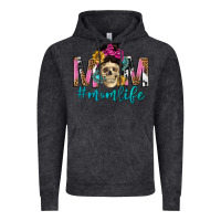 Vintage Black mom life with skull Vintage Hoodie - texasbilliewilder