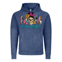 Vintage Denim mom life with skull Vintage Hoodie - texasbilliewilder