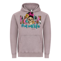 Vintage Zinc mom life with skull Vintage Hoodie - texasbilliewilder