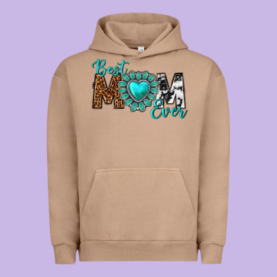 Best Mom Ever Urban Hoodie Designed By Texasbilliewilder